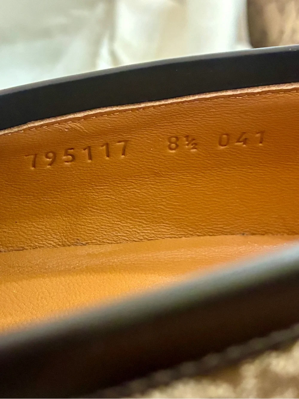 GUCCI CLASSIC BEIGE EBONY GG SUPREME MONOGRAM HORSEBIT JORDAAN LOAFERS G8.5 US9